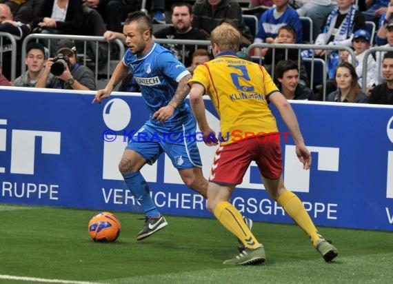 Hallen-Fussball Turnier Harder13 CUP in der SAP Arena Mannheim 05.01.2013  (© Siegfried Lörz)